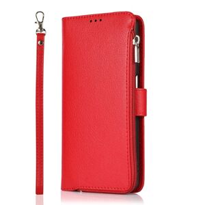 Floveme Samsung Galaxy A12 - Vellavet og praktisk pung etui Röd