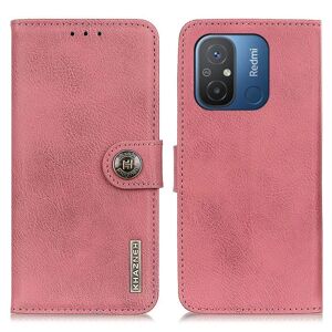 MTK KHAZNEH til Xiaomi Redmi 12C tegnebogstaske - lyserød Pink