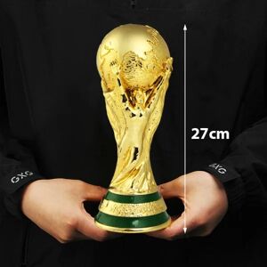 Mwin World Cup Soccer Trophy Resin Replica Trophy Model Soccer Fan 27cm