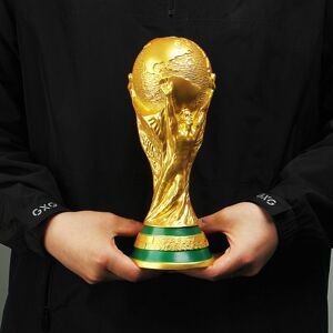 Mwin World Cup Soccer Trophy Resin Replica Trophy Model Soccer Fan 21cm