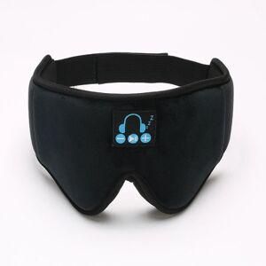Mwin 3D Enhanced Bluetooth Sleep Eye Mask til kvinder (sort)