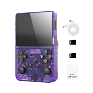 unbranded Videospilkonsol forudindlæst 15000+ spil gamepad bærbar spilenhed forudinstalleret emulatorsystem Transparent purple