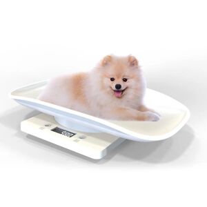 unbranded Digital vægt Babyvægt Dyrevægt til baby eller dyr op til 10 kg hvidskala
