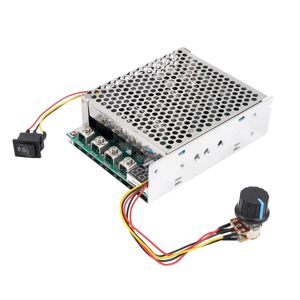 DC 10-55V 100A 3000W motorhastighedskontrolenhed Vendbar PWM kontrol frem og tilbage silver