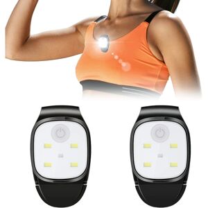 LED clips lys udendørs nat clip løbelys reflekterende USB genopladeligt lys velegnet til jogging, vandreture, camping og løb