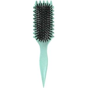 Bærbar Curl Defining Brush til at definere krøller Bounce Curl Brush, 100% ny Light Green