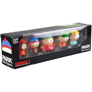 5 stk./sæt South Park tegneseriefigurer figurlegetøj, skrivebords-bildekoration Gennemsnit 2,4