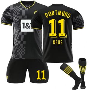 22/23 New Borussia Dortmund Ude-fodboldsæt Fodbolduniformer Z X Reus 11 Kids 26(140-150CM)