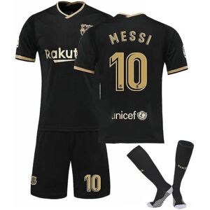 Fodboldsæt til børn Home Away T-shirt et 21/22 - 20 21 Barcelona Away Messi 10 S