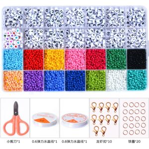 Bead Box - Multi Color Letter Perler polychrome