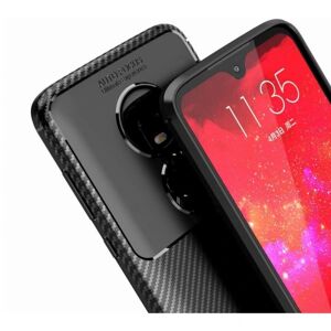 ExpressVaruhuset Motorola Moto G7 Plus stødsikkert cover FullCarbon V4 Black