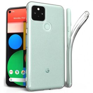 ExpressVaruhuset Google Pixel 5 stødabsorberende blødt etui Enkelt Transparent