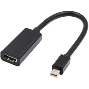 Mini Dp til HDMI Adapter Converter Kompatibel med Macbook Air/pro, Microsof