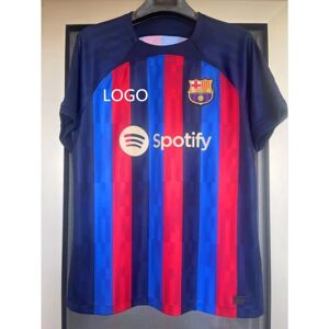 22/23 Barcelona- Fodboldtrøjer gavi#6 Lewandowski #9 Pedri#8 Fodboldtrøjer Uniform Barca Børnefodboldsæt Hjemme Udebanetrøje home M