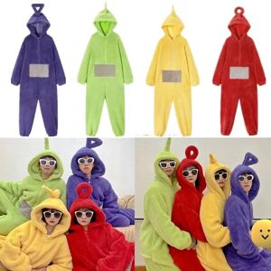 ESTONE Anime Teletubbies Kostume Voksen Jul Pyjamas Pyjamas Nattøj Jumpsuit Es Purple S