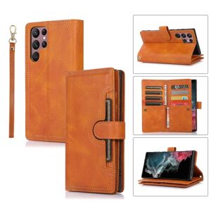 Pung etui Multi-Slot Samsung Galaxy S24 Ultra Cognac