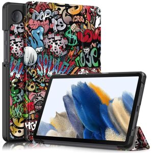 Samsung Galaxy Tab A9 etui Tri-fold graffiti