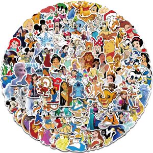 Toyz Land 100 stykker Disney Mix Tegnefilm Micky Prinsesse Klistermærker Graffiti Decals Laptop Bagage Skateboard Vandtæt Klistermærke