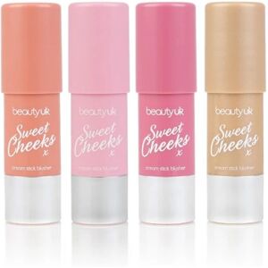 BeautyUK Beauty UK Sweet Cheeks Gift Set 4pcs Multicolor