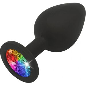 Toy Joy: Rainbow Booty Jewel Svart Medium