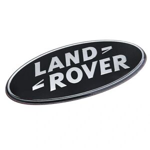Oval rund sort Land Rover Bagstøvle-emblem til Evoque Discovery Freelander 86 mm X 43 mm