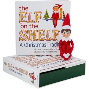 Elf On The Shelf: A Christmas Tradition (blåøjet dreng). Elf & Bog