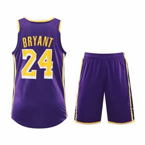 #24 Kobe Bryant Basketball Kit Lakers ungdomstrøje Children (110-120cm)