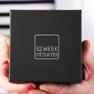 brand 52 uge af datoer   Æske med Date Night Idéer, Par Date Night Ideer 1 set