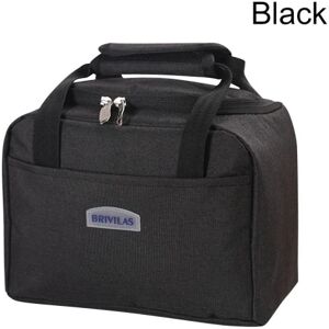 Isoleret Thermal Bag Køler Madpose SORT black