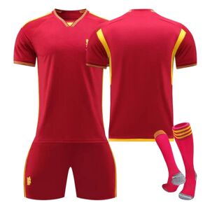 AS Roma hjemmesæt 2023-24 fodboldtrøjesæt XL(180-190CM)