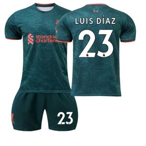 22 Liverpool trøje 2 Ude NR. 23 Luis Diaz skjorte S(165-170cm)