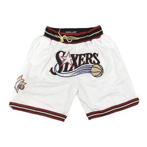 Nba Philadelphia Hvide Broderede Shorts Basketball Shorts XL