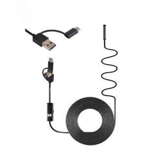 INF Endoskopinspektionskamera med USB/USB-C Sort Sort