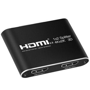 INF HDMI splitter 1x2 til 2 skærme 3D/4K/1080p