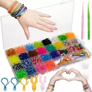 Mobil o Teknik Loom Bands Kit - 1500 stk i 23 farver Multicolor