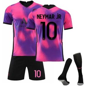 Unbranded Fodboldsæt Fodboldtrøje Trænings-T-shirt nr. 10 Neymar kids 24(130-140cm)