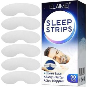 90stk Sleep Lip Mund Tape Lukke Mund Søvn Strips Tape Til rejser Sove Mindre Mund vejrtrækning