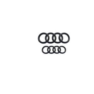 Audi A3 Black Edition Blackline Emblem Logo Ring Sort (fron