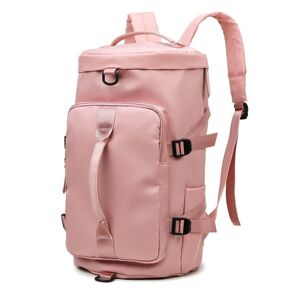 Sportstaske til kvinder, pink sportstaske med skorum og w