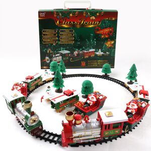 Juletogsæt med batteridrevne tog - jul