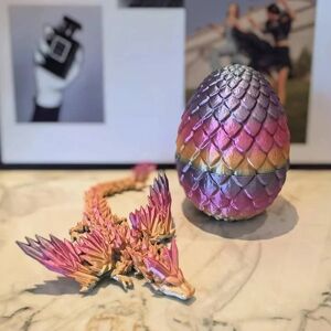 WINE Perle Dragon Crystal Dragon Egg Roterbart og Poseable s Legetøj A1