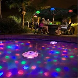 WINE Flydende undervands LED Glow Disco lysshow til pool spa lampe