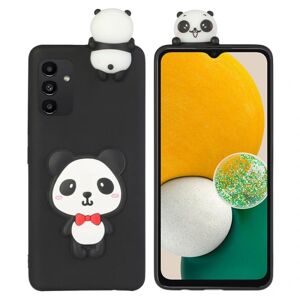 SKALO Samsung A14 4G/5G 3D Cartoon Cover Black