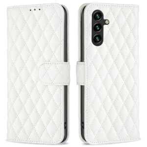 SKALO Samsung A05s 4G BINFEN COLOR Quiltet Pung - Hvid White
