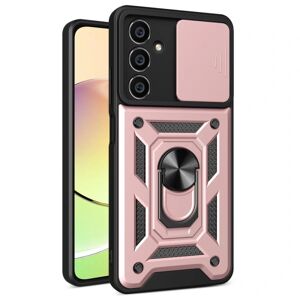 SKALO Samsung A05s 4G Armor Hybrid Metal Ring Camera Slider - Ro Pink gold