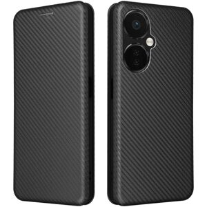 SKALO OnePlus Nord CE 3 Lite 5G Carbon Fiber Pungetui - Sort Black