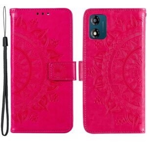 SKALO Motorola Moto E13 4G Mandala Flip Cover - Cerise Cerise