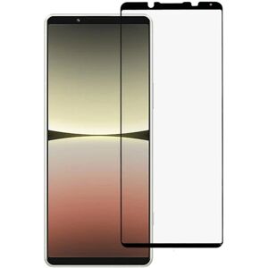 2-PAK SKALO Sony Xperia 5 IV FULL-FIT Hærdet Glas Skærmbeskyttel Black