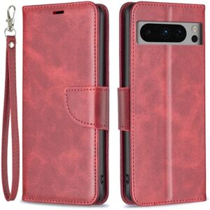 SKALO Google Pixel 8 Pro Flip Cover m. pung i PU-læder - Rød Red