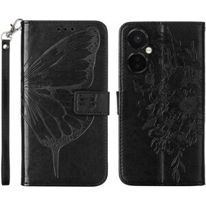 SKALO OnePlus Nord CE 3 Lite 5G Mandala Butterfly Flip Cover - S Black